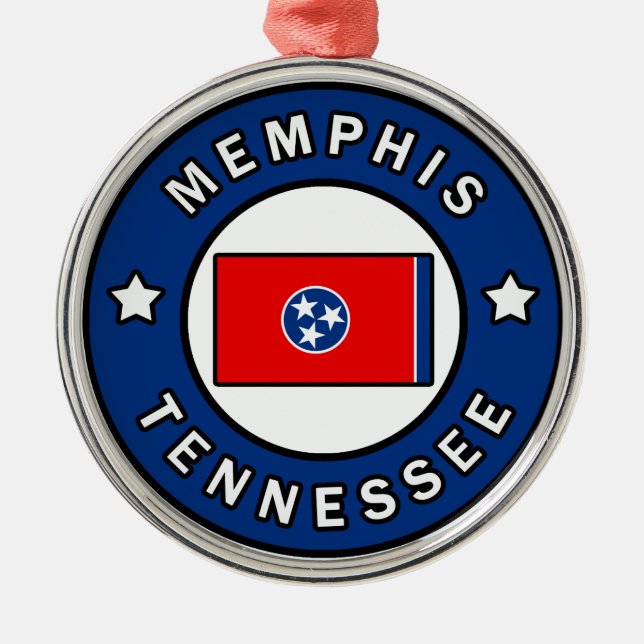 Ornement En Métal Memphis Tennessee (Devant)