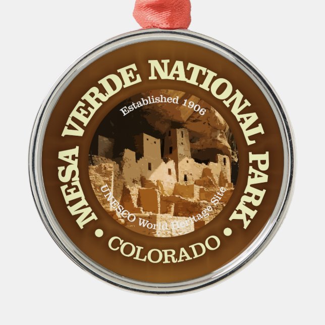 Ornement En Métal Mesa Verde NP2 (Devant)