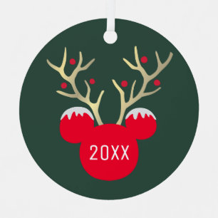 Ornement En Métal Mickey & Friends   Mickey Christmas Joy - Année