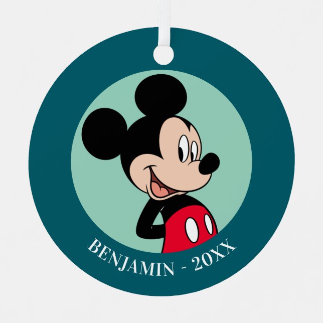 Ornement En Métal Mickey Mouse Hands Behind Back (Recto)