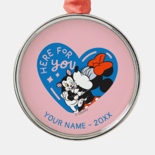 Ornement En Métal Minnie et Figaro sont là pour vous