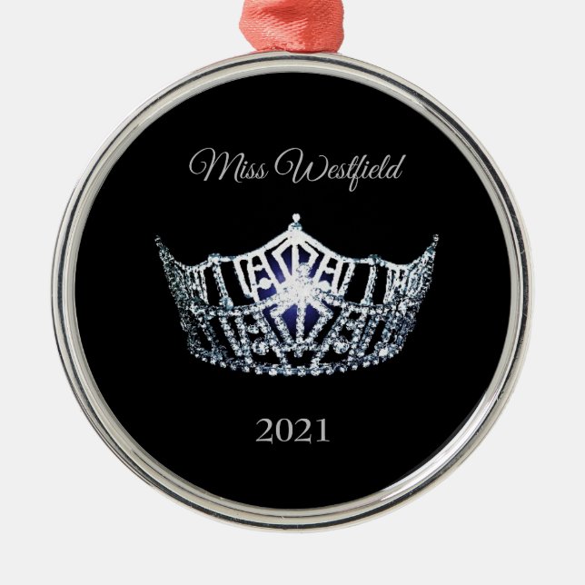 Ornement En Métal Miss America style Crown Christmas Orament (Devant)