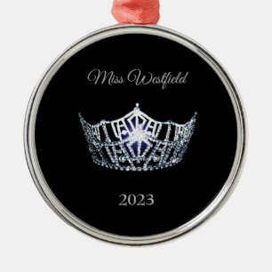 Ornement En Métal Miss America style Crown Christmas Orament