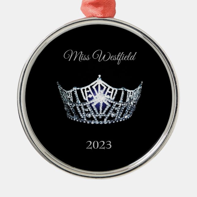 Ornement En Métal Miss America style Crown Christmas Orament (Devant)