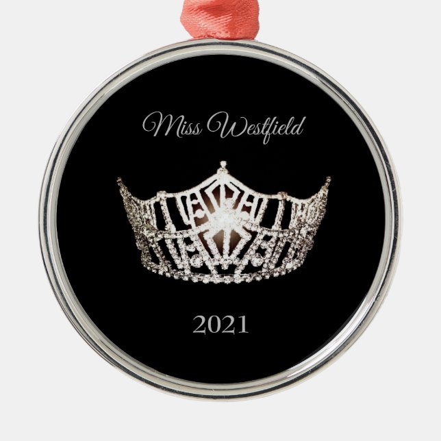 Ornement En Métal Miss America style Crown Christmas Orament (Devant)