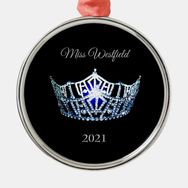 Ornement En Métal Miss America style Crown Christmas Orament (Devant)