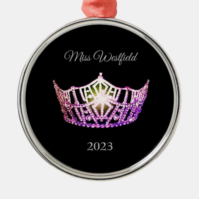 Ornement En Métal Miss America style Crown Christmas Orament (Devant)