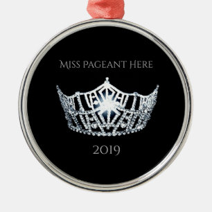 Ornement En Métal Miss America style Crown Christmas Orament