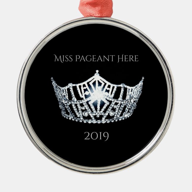 Ornement En Métal Miss America style Crown Christmas Orament (Devant)