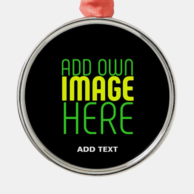 ORNEMENT EN MÉTAL MODÈLE DE TEXTE D'IMAGE NOIRE SIMPLE ET MODERNE (Devant)