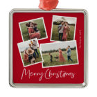 Moderne 4 Photo Collage Joyeux Noël