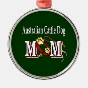Ornement En Métal MOM de chien de bétail australien