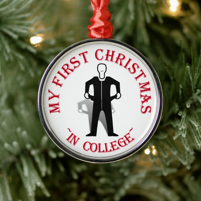 Ornement En Métal Mon Premier Noël À L'Université (Arbre)