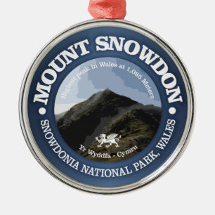 Ornement En Métal Mont Snowdon