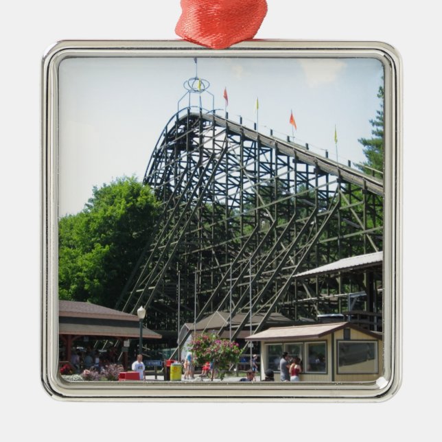 Ornement En Métal Montagnes russes de Phoenix chez Knoebels (Devant)