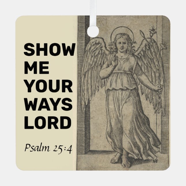 Ornement En Métal Montre-Moi Ton Seigneur De Chemin (Recto)