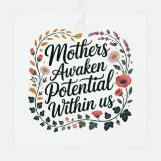 Ornement En Métal Mothers Awaken Potential Within Us