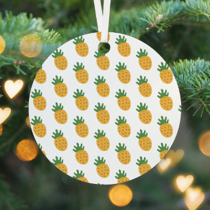 Ornement En Métal Motif d'ananas mignon   FIV de Fertilité moderne