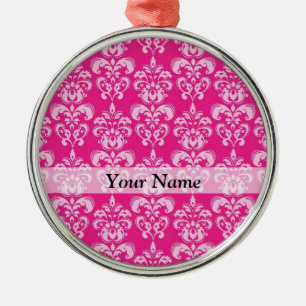 Ornement En Métal Motif humide rose chaud