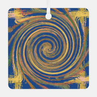 Ornement En Métal Motif torse-torse-torse coloré