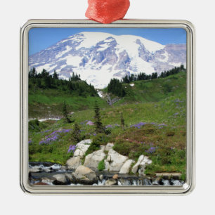 Ornement En Métal Mt Rainer, crique d'Édith