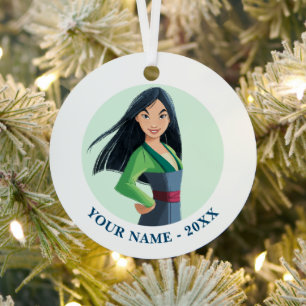 Ornement En Métal Mulan Courage à chaque étape