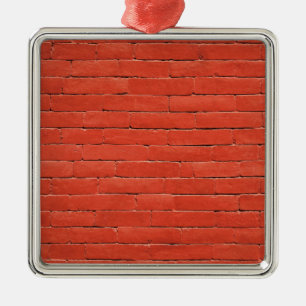 Ornement En Métal Mur rouge orange