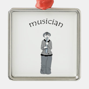 Ornement En Métal musicien