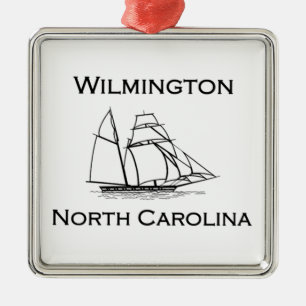 Ornement En Métal Navire grand Wilmington North Carolina