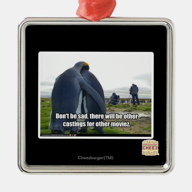 Ornement En Métal Ne soyez pas triste (Devant)