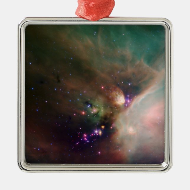 Ornement En Métal nébuleuse de Rho Ophiuchi (Devant)