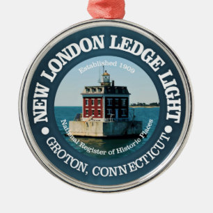 Ornement En Métal New London Ledge Light