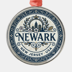 Ornement En Métal Newark États-Unis