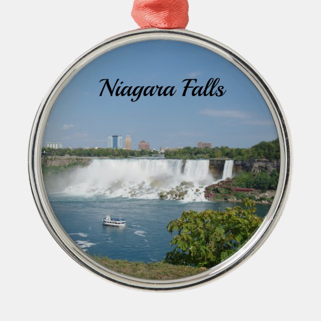 Ornement En Métal Niagara Falls sur le côté canadien (Devant)