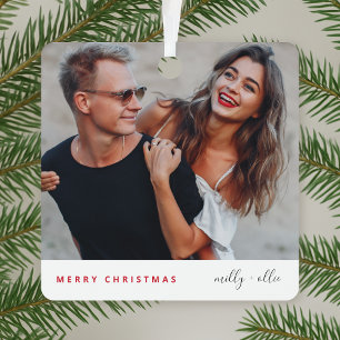 Ornement En Métal Noël élégant   Photo moderne en couple tendance