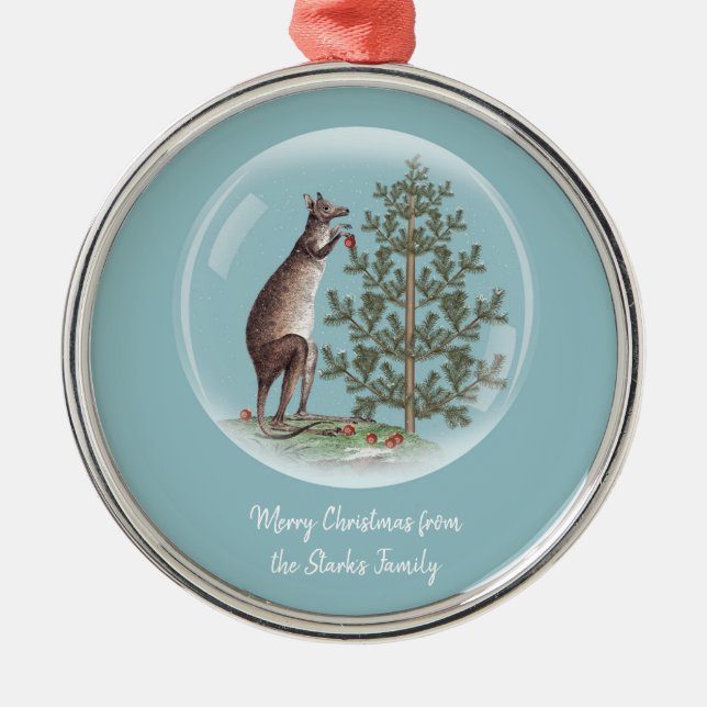Ornement En Métal Noël en Australie (Devant)
