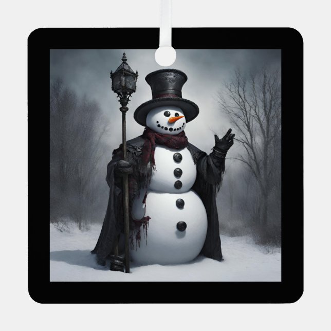 Ornement En Métal Noël gothique (Recto)