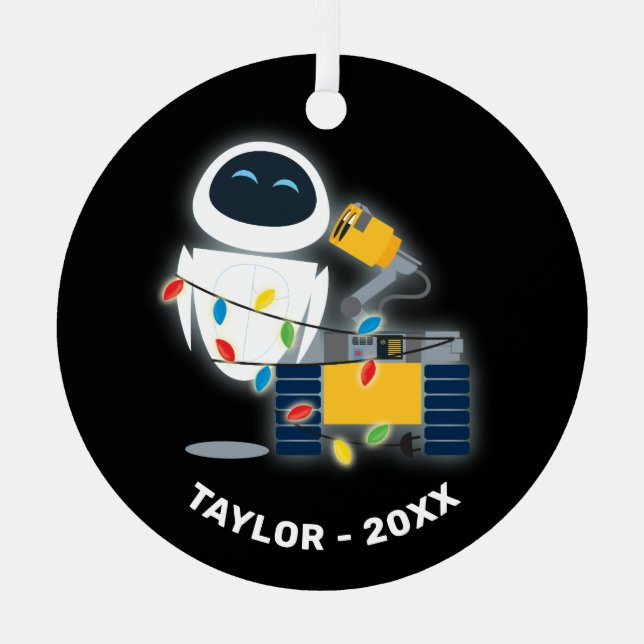 Ornement En Métal Noël WALL-E & EVE (Recto)