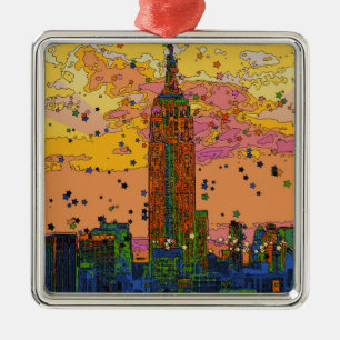 Ornement En Métal NYC psychologique : Empire State Building #1