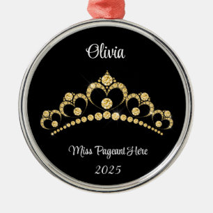 Ornement En Métal Ornament de la princesse tiara