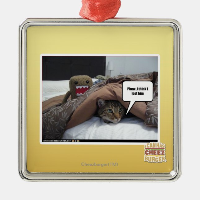 Ornement En Métal Ouf je pense que je l'ai perdu (Devant)