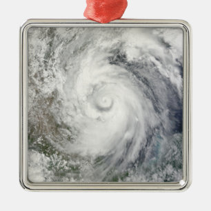 Ornement En Métal Ouragan Alex au-dessus du golfe du Mexique