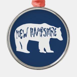 Ornement En Métal Ours du New Hampshire