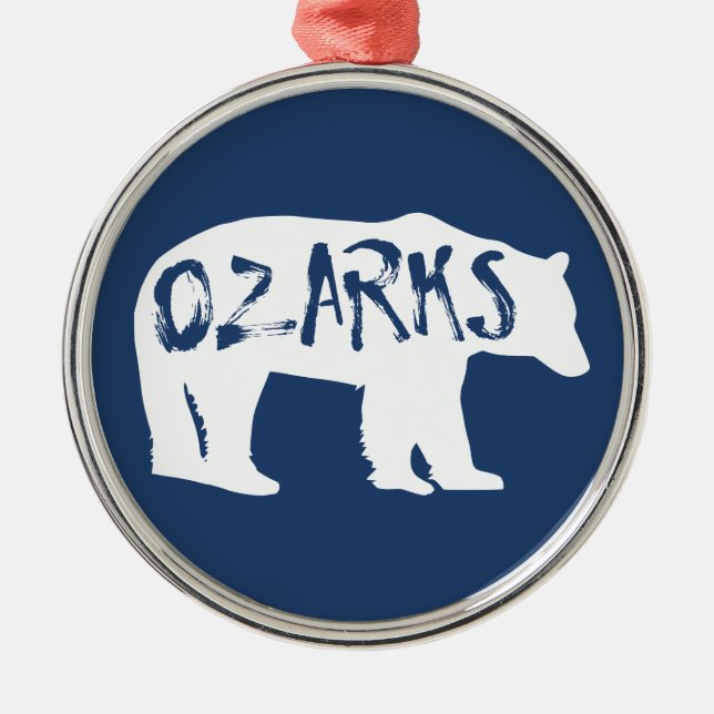 Ornement En Métal Ozarks Bear (Devant)