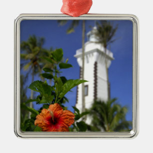 Ornement En Métal Pacifique Sud, Polynésie française, Tahiti. Hibisc