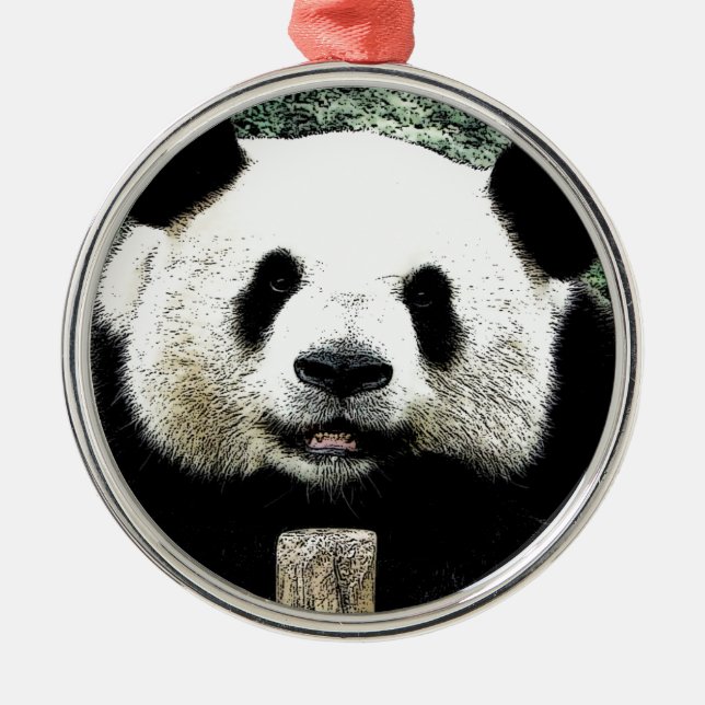Ornement En Métal Panda (Devant)