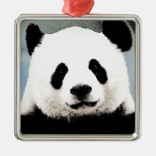 Ornement En Métal Panda