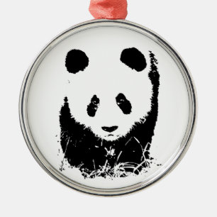Ornement En Métal Panda bébé