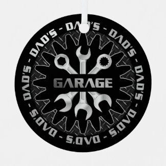 Ornement En Métal Papa adorera ce Garage Noël