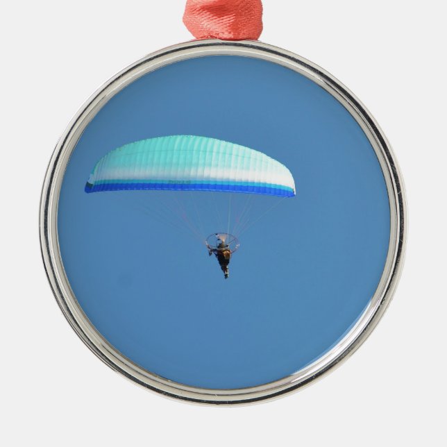 Ornement En Métal Paraglider motorisé (Devant)
